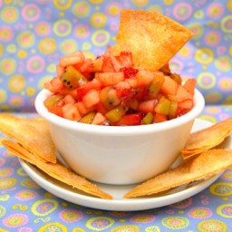 Fruit Salsa & Cinnamon Sugar Tortilla Chips